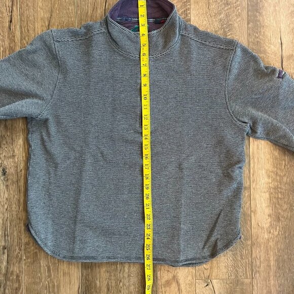 Robert Graham 1/4 Zip Jersey Knit Pullover Henley Sweater - Picture 8 of 9